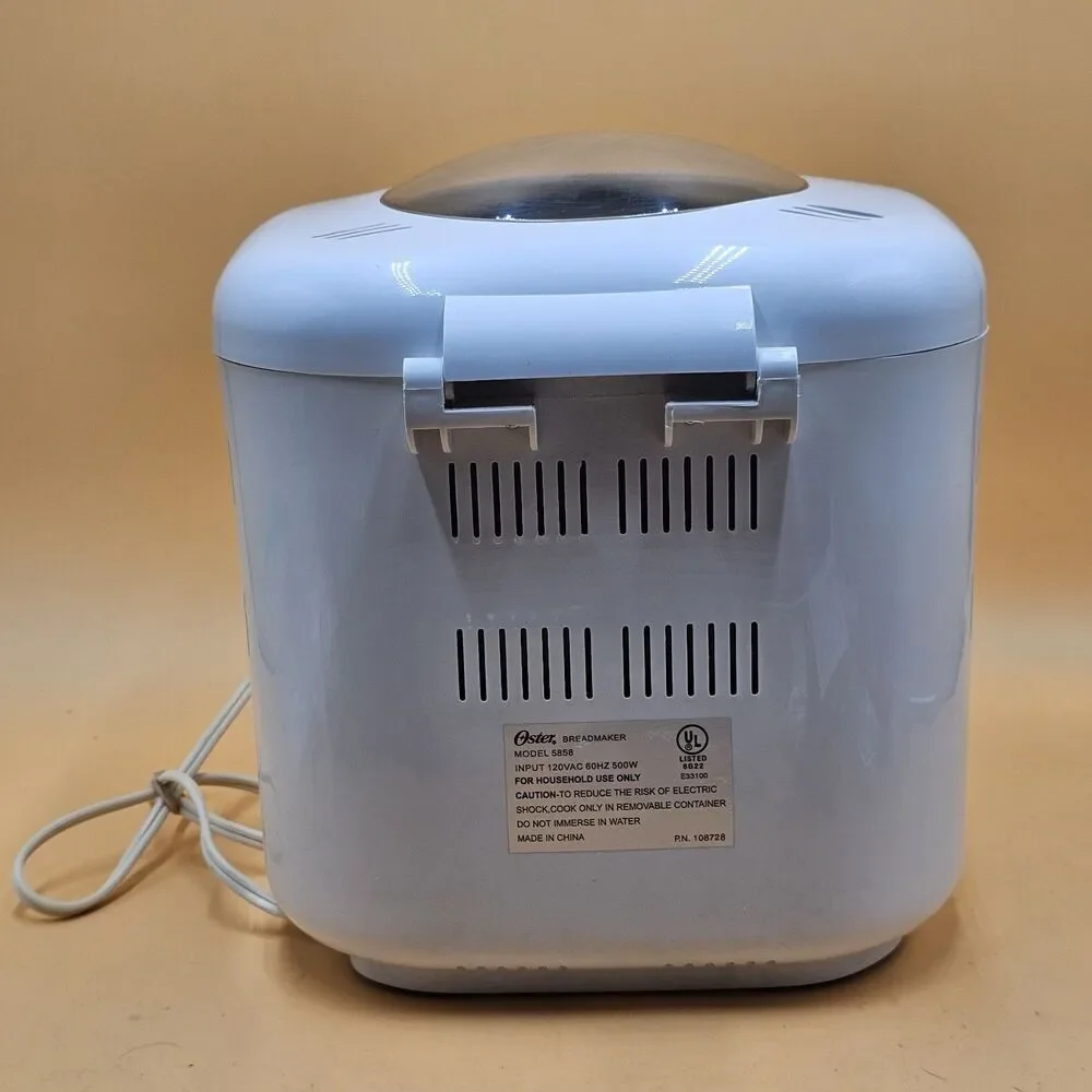 Oster 5858 Compact ExpressBake 2 lb Breadmaker White Automatic Bread Machine